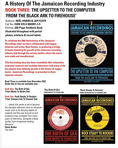 NOEL HAWKS & JAH FLO - UPSETTER TO THE COMPUTER - - BOOK image 1