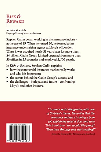 Stephen Catlin - Risk & Reward : An Inside View of the Property/Casual image 2