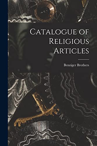 Catalogue of Religious Articles