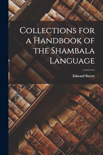 Collections for a Handbook of the Shambala Language