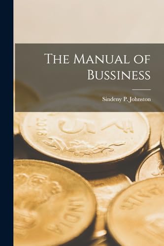 Sindeny P Johnston - Manual of Bussiness - Paperback image 1