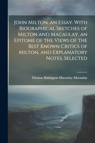 John Milton, an Essay. With Biographical Sketches of Milton and Macaulay, an Epitome of the Views of the Best Known Critics of Milton, and Explanatory