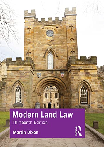 Martin Dixon - Modern Land Law - Paperback image 1