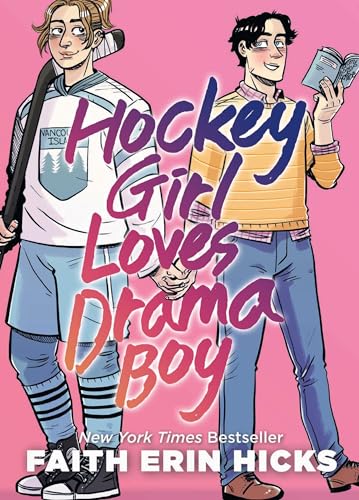 Faith Erin Hicks - Hockey Girl Loves Drama Boy : A Feel-Good YA Graphi image 1