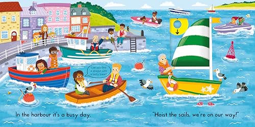Campbell Books - Busy Boats : A Push Pull and Slide Book - Hardback image 3