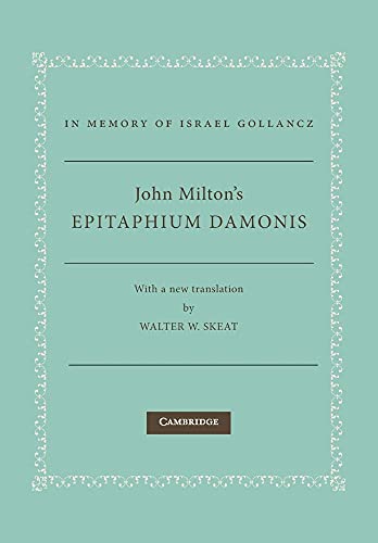 John Milton's Epitaphium Damonis