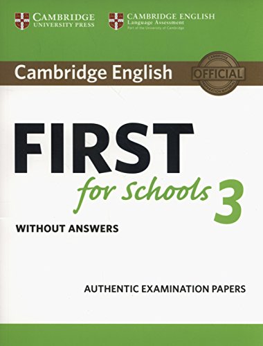 Cambridge English First for Schools 3 Student's Book without Answe image 1