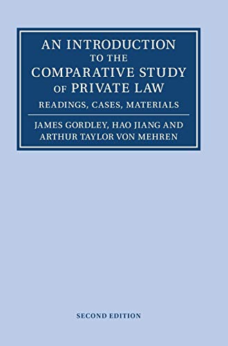 An Introduction to the Comparative Study of Private Law