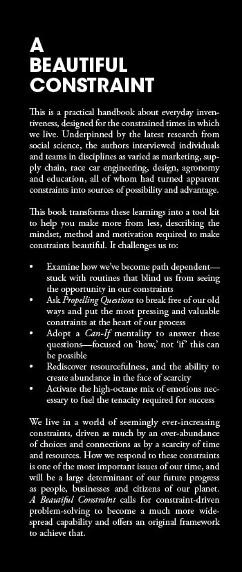 Mark Barden - A Beautiful Constraint : How To Transform Your Limitatio image 2