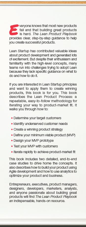 Dan Olsen - Lean Product Playbook : How to Innovate with Minimum Viabl image 2