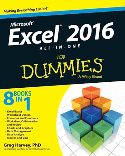 Greg Harvey - Excel 2016 All-in-One For Dummies - Paperback image 1