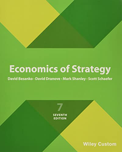 Scott Schaefer - Economics of Strategy - Paperback image 1