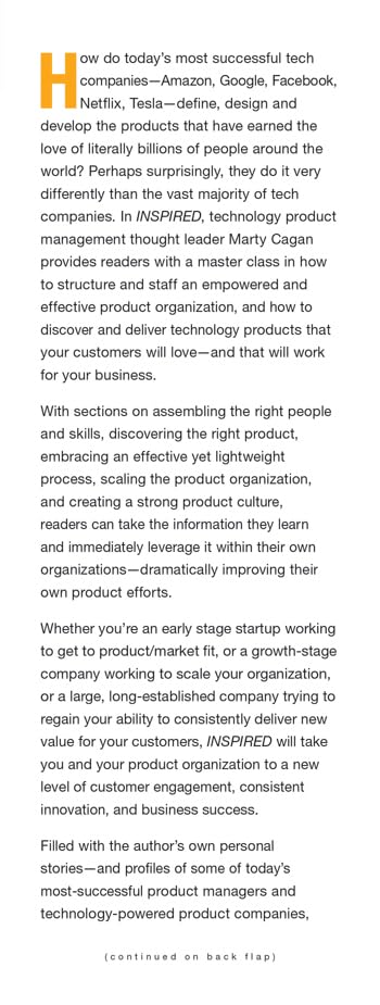 Marty Cagan - Inspired : How to Create Tech Products Customers Love - image 2