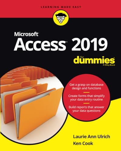 Ken Cook - Access 2019 For Dummies - Paperback image 1