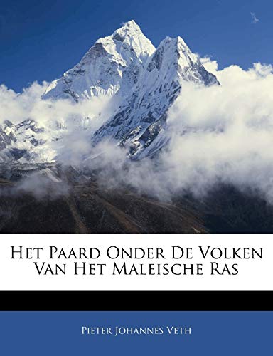 Het Paard Onder De Volken Van Het Maleische Ras