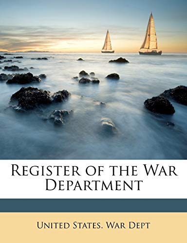 Register of the War Department