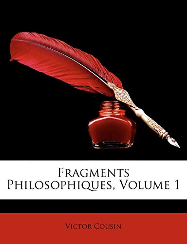 Fragments Philosophiques, Volume 1