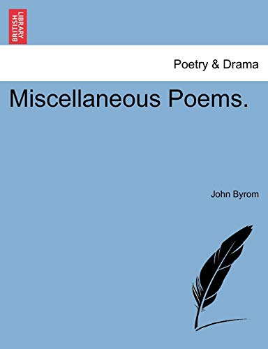 Miscellaneous Poems.