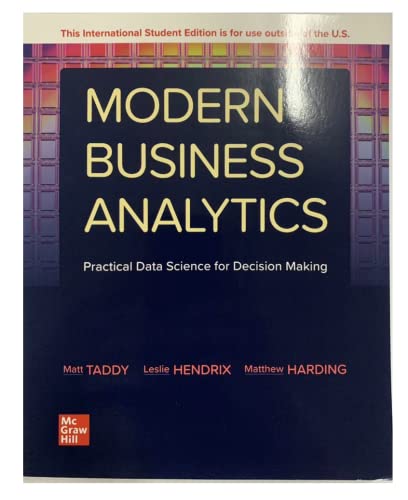 Matt Taddy - Modern Business Analytics ISE - Paperback image 1