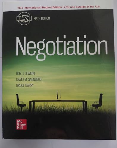 Bruce Barry - Negotiation ISE - Paperback image 1