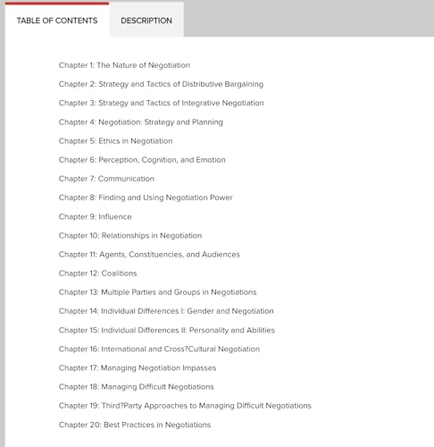 Bruce Barry - Negotiation ISE - Paperback image 3