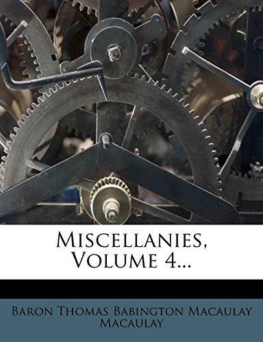 Miscellanies, Volume 4...