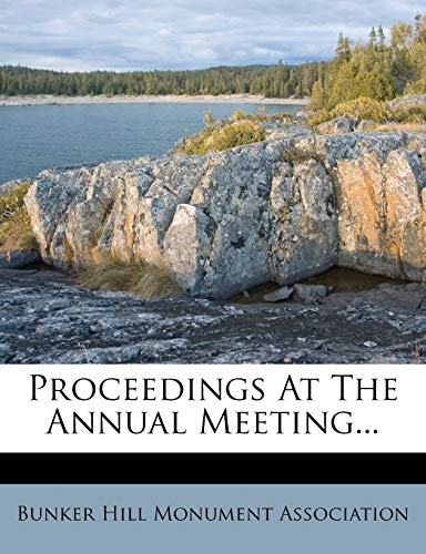 Proceedings At The Annual Meeting...