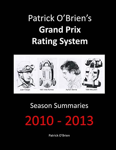 Patrick O'Brien's Grand Prix Rating System: Season Summaries 2010-2013