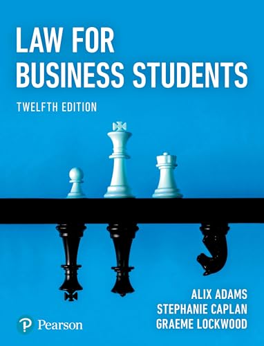 Graeme Lockwood - Law for Business Students - Paperback image 1