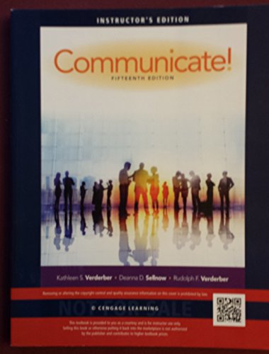 Deanna Sellnow - Communicate! - Paperback image 1