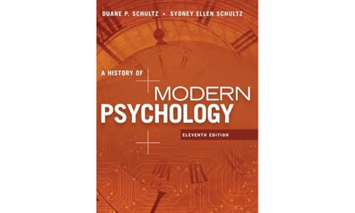 Sydney Ellen Schultz - A History of Modern Psychology - Hardback image 1