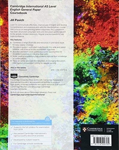 Jill Pavich - Cambridge International AS Level English General Paper C image 2