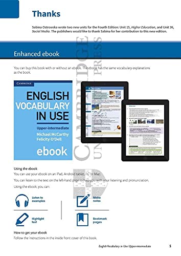 Felicity O'Dell - English Vocabulary in Use Upper-Intermediate Boo image 5