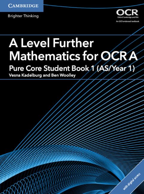 Ben Woolley - A Level Further Mathematics for OCR A Pure Core Student image 1