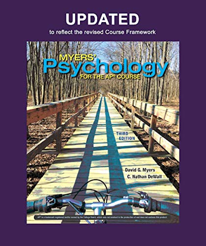 C Nathan DeWall - Updated Myers' Psychology for AP - Hardback image 1