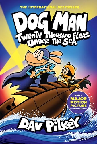 Dav Pilkey - Dog Man 11: Twenty Thousand Fleas Under the Sea - Hardbac image 1