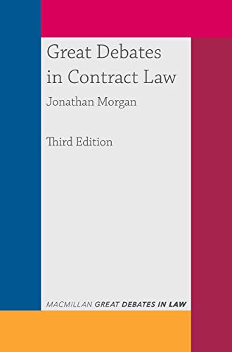 Jonathan Morgan - Great Debates in Contract Law - Paperback image 1