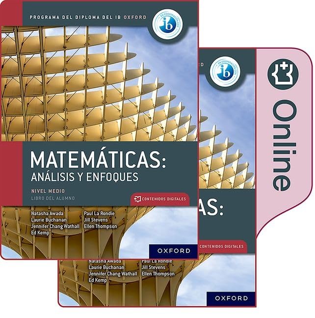 Ed Kemp - Matematicas IB: Analisis y Enfoques, Nivel Medio, Paquete de image 1