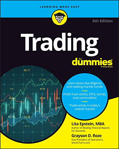 L Epstein - Trading For Dummies, 5th Edition - Paperback image 1