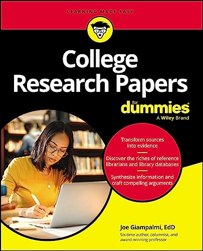 Joe Giampalmi - College Research Papers For Dummies - Paperback image 1