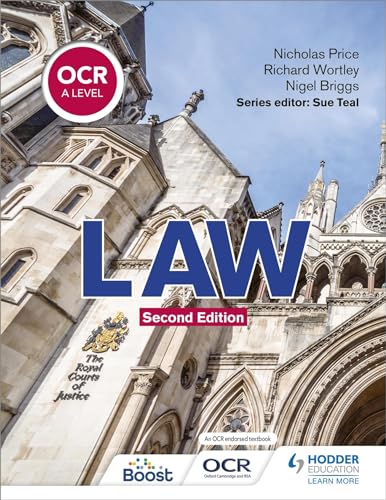 Nicholas Price - OCR A Level Law Second Edition - Paperback image 1