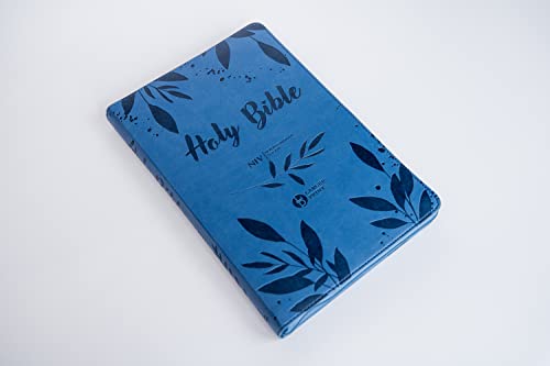 New International Ve - NIV Larger Print Blue Soft-tone Bible with Zip image 4