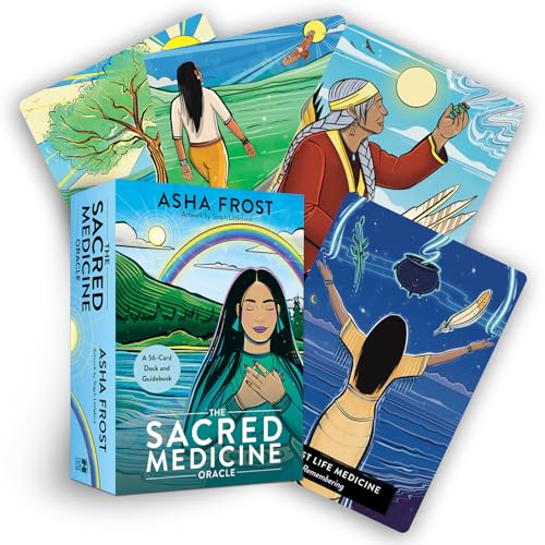 Asha Frost - Sacred Medicine Oracle : A 56-Card Deck and Guidebook - N image 1