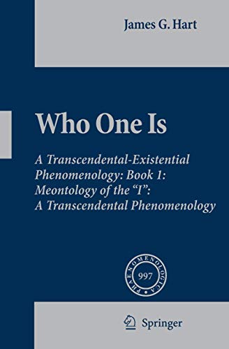 Who One Is : Book 1: Meontology of the 