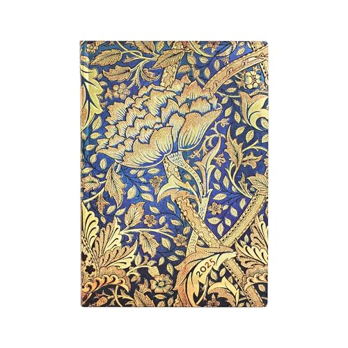 Paperblanks - Morris Windrush (William Morris) Midi 12-month Horizonta image 1