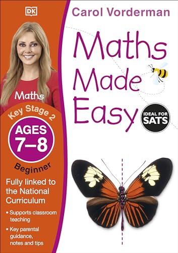 Carol Vorderman - Maths Made Easy Ages 7-8 Key Stage 2 Beginner - Pape image 1