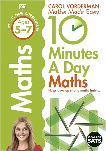 Carol Vorderman - 10 Minutes a Day Maths Ages 5-7 Key Stage 1 - Paperb image 1