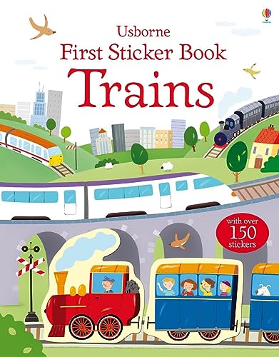 Dan Crisp - First Sticker Book Trains - Paperback image 1