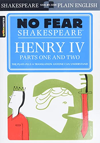 SparkNotes - Henry IV Parts One and Two (No Fear Shakespeare) - Paperb image 1