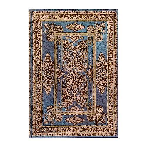 Paperblanks - Blue Luxe (Luxe Design) Midi Lined Hardback Journal (Ela image 1